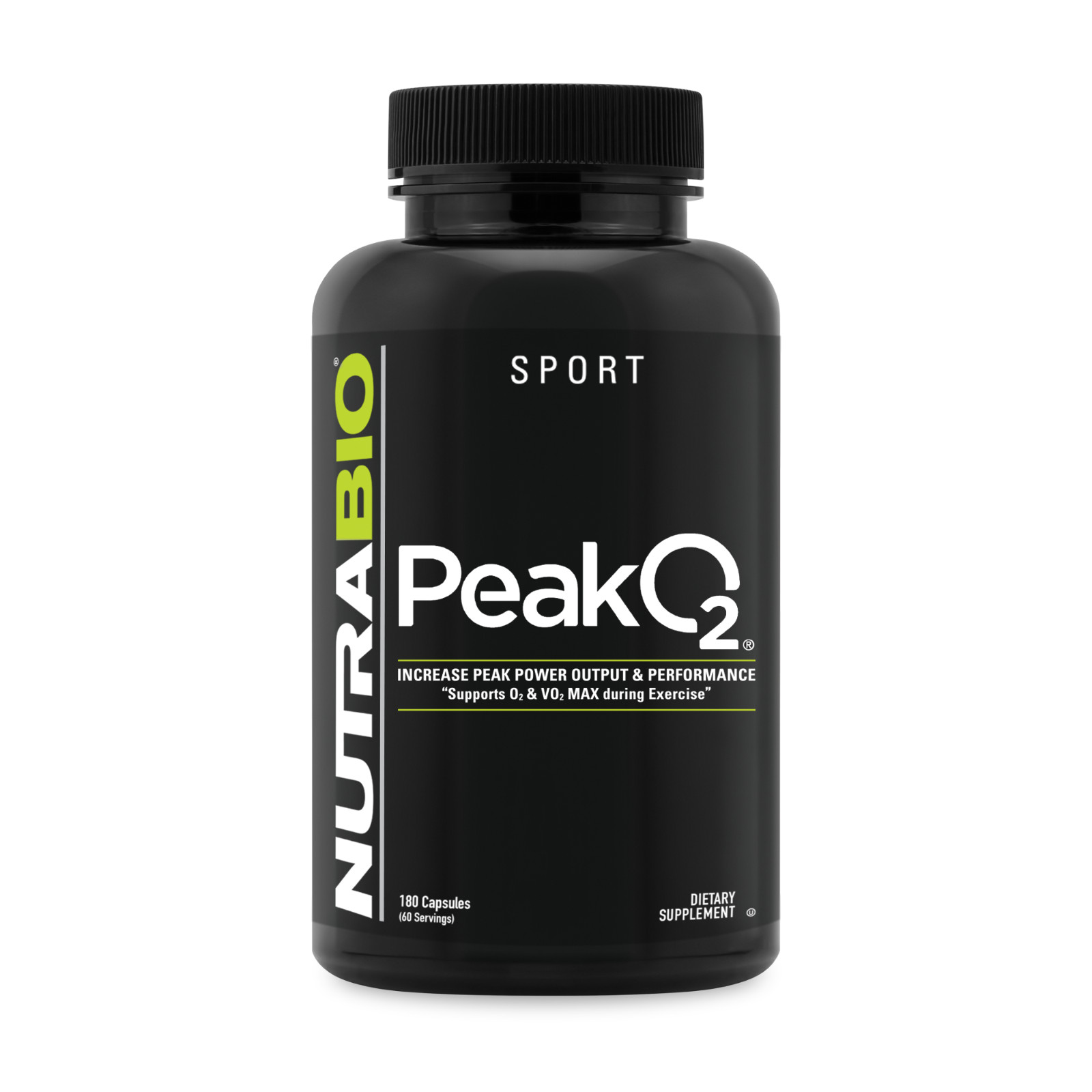 Peak O2, 180 Capsules – 10/2025