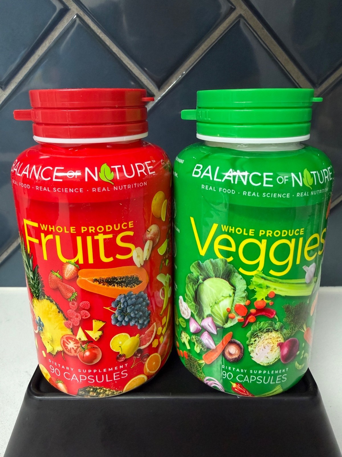 (2 Pack) Balance of Nature Fruits & Veggies Whole Produce Dietary Supplement