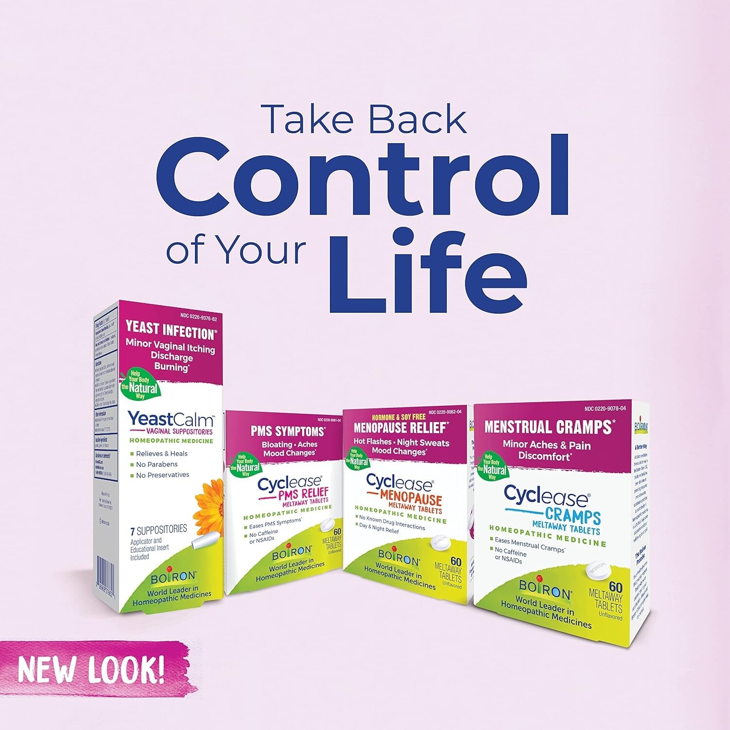 2 x Boiron Cyclease Menopause Relief, 60 Meltaway Tablets each – Newest Exp.