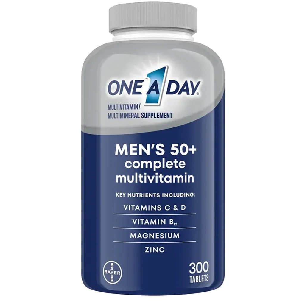 One A Day Men’s 50+ Multivitamin 300 Tablets Adult Men Fifty Plus