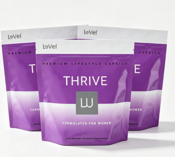 3 Pack Le-Vel Thrive Women Premium Lifestyle Capsules Total 180 Count Nutrient S