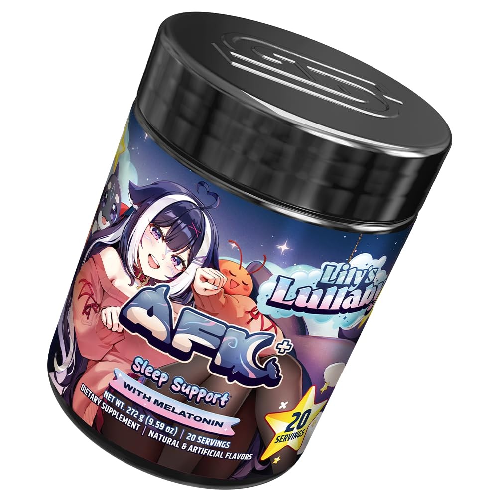 Gamer Supps AFK+® with Melatonin Lily’s Lullaby Hot Cocoa by Shylily 20 Serv…