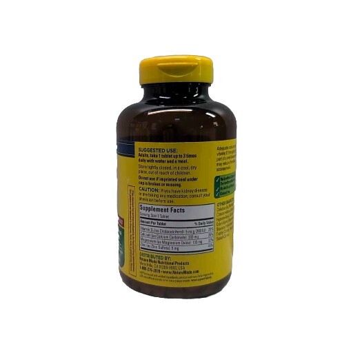 Nature Made Calcium with Magnesium & Zinc with D3 Exp 10/2025 (300 Tablets)