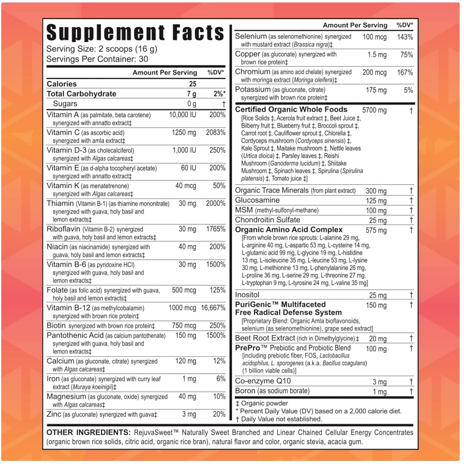 Ultimate Multi-Vitamin Powder Supplement