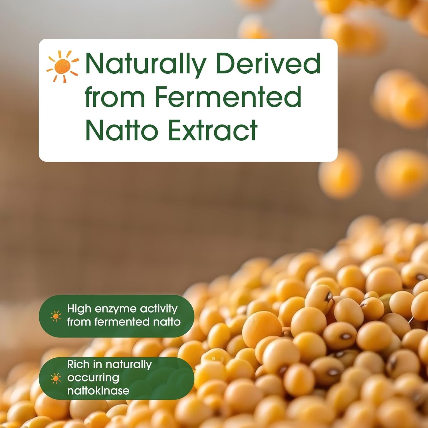Nattokinase Supplement 8000 FU Per Serving 240 Veggie Capsules