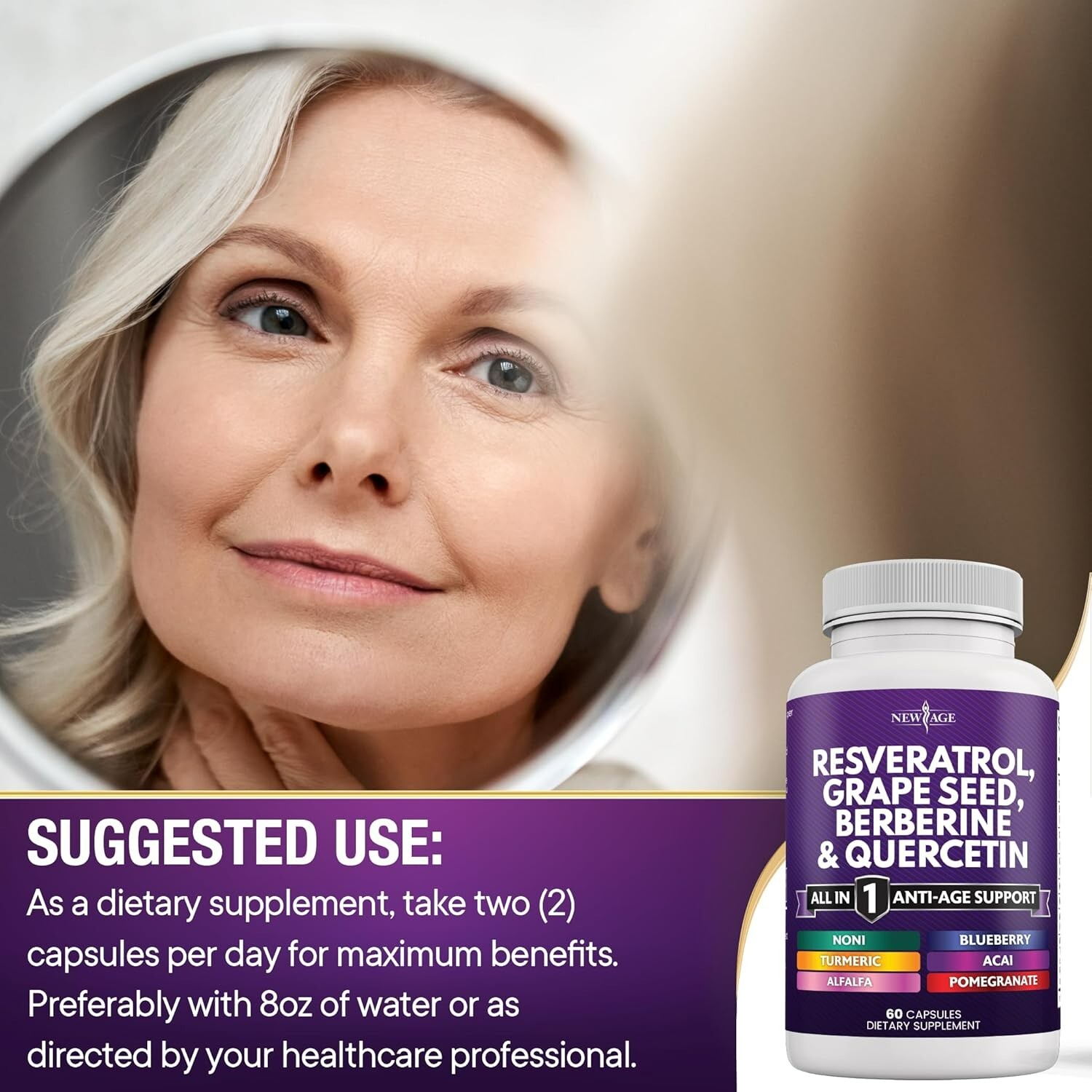 Resveratrol 6000Mg Berberine 3000Mg Grape Seed Extract 3000Mg Quercetin 4000Mg –