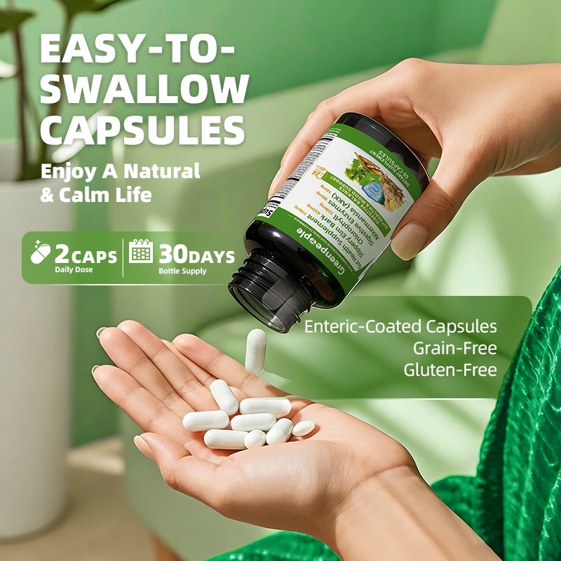 1-5X Gut Health with Probiotics, Prebiotics, Postbiotics & Digestive Enzymes 60C