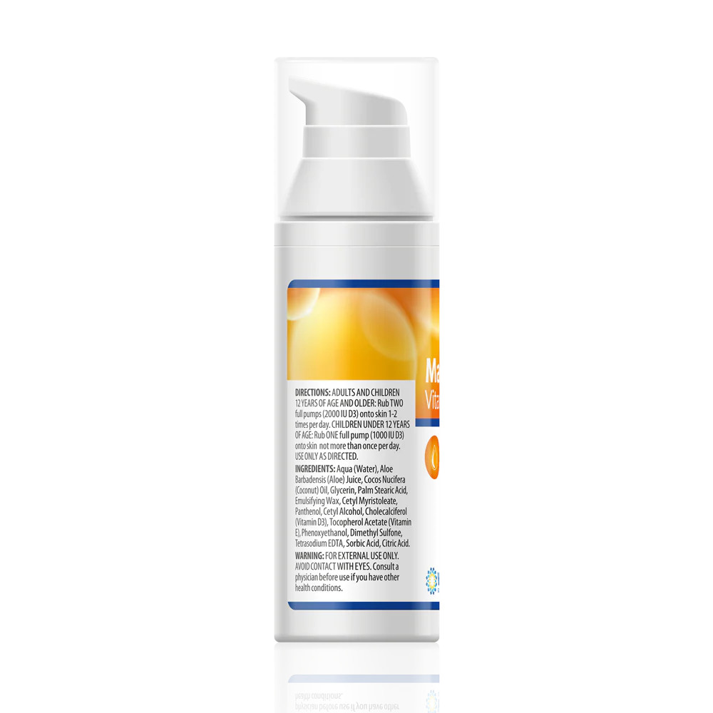 Maxasorb D3 Cream – Vitamin D3 Transdermal Cream 2000 IU