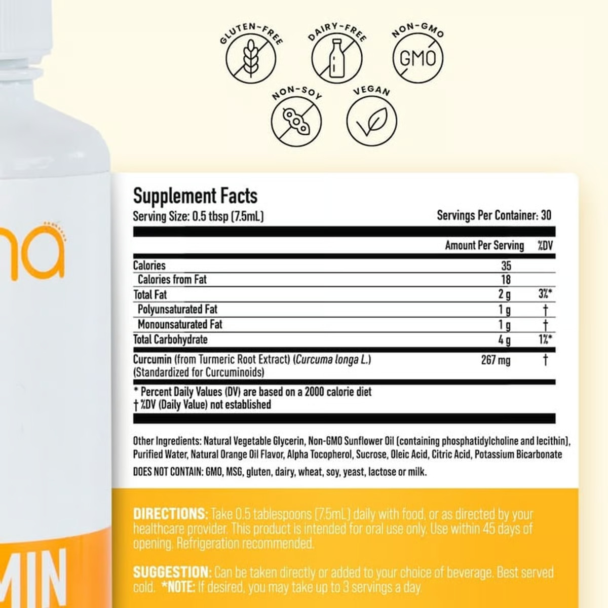 Liposomal Curcumin Manna 7.1 fl oz