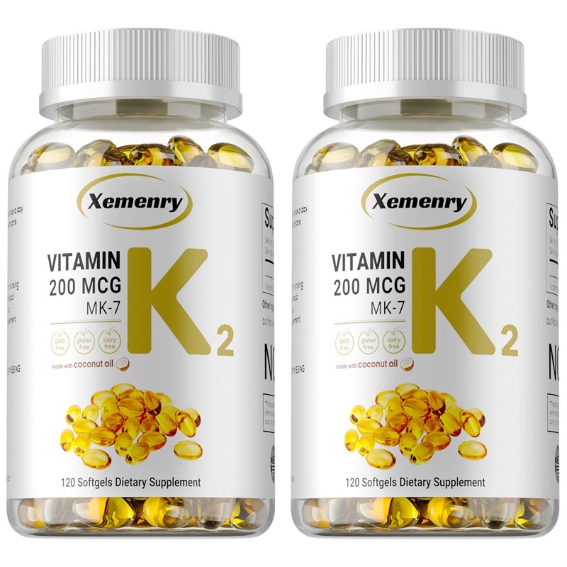 Vitamin K2 240pcs – Bone Density, Joint, Teeth, Skin, Heart Health and Immunity