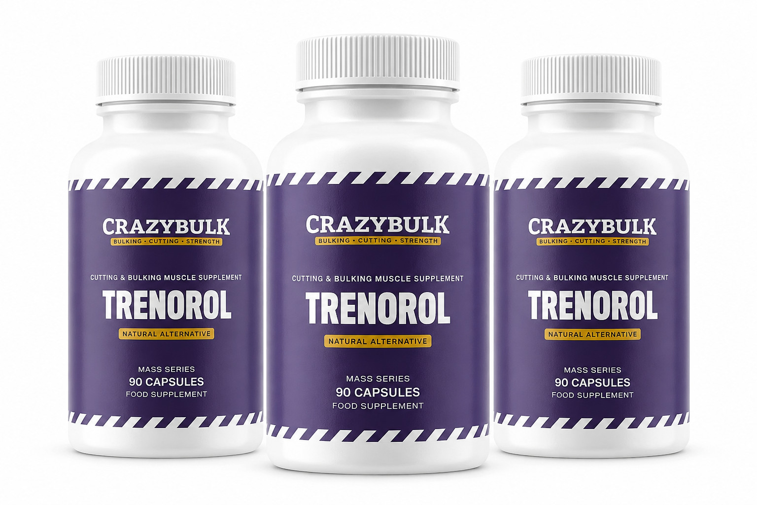 CrazyBulk TRENOROL Cutting Muscle Strength Crazy Bulk – 90 Capsules | Pack Of 3