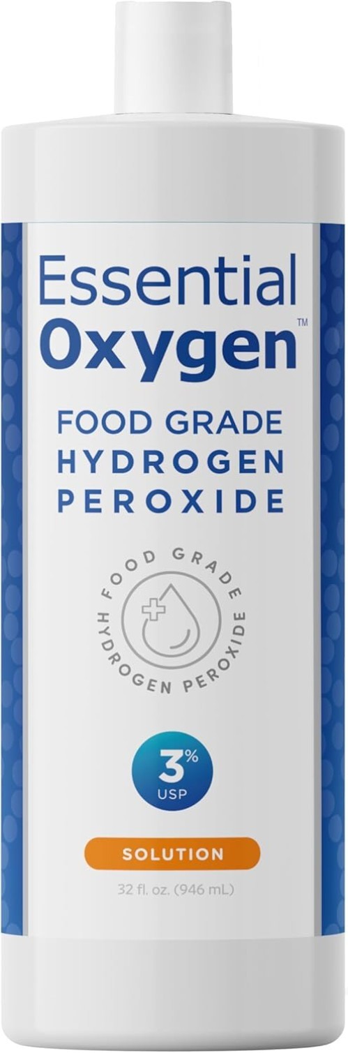 Versatile 32 Fl Oz Food Grade Hydrogen Peroxide – Cleaner for Home, Pets, Plants
