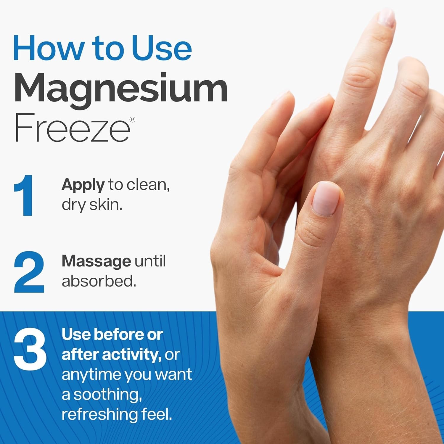 Quality 2X Cream Freeze-Topical Mag Mag with Niacinamide for Joints Low Back