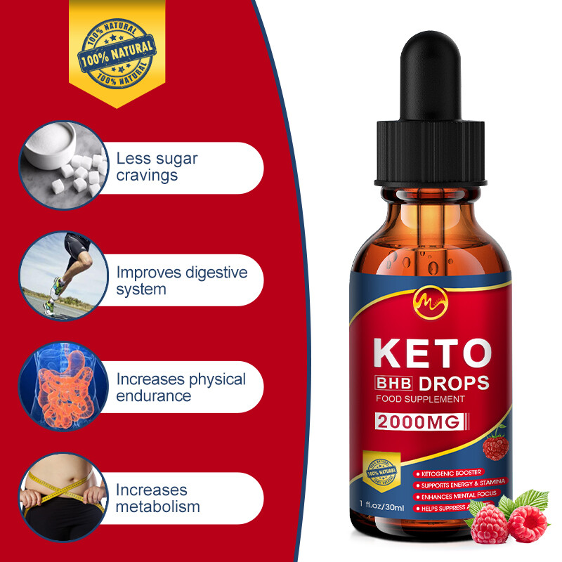 2000mg Keto BHB Capsules | Diet Drops Fast Weight Loss Fat Burner Carb Blocker