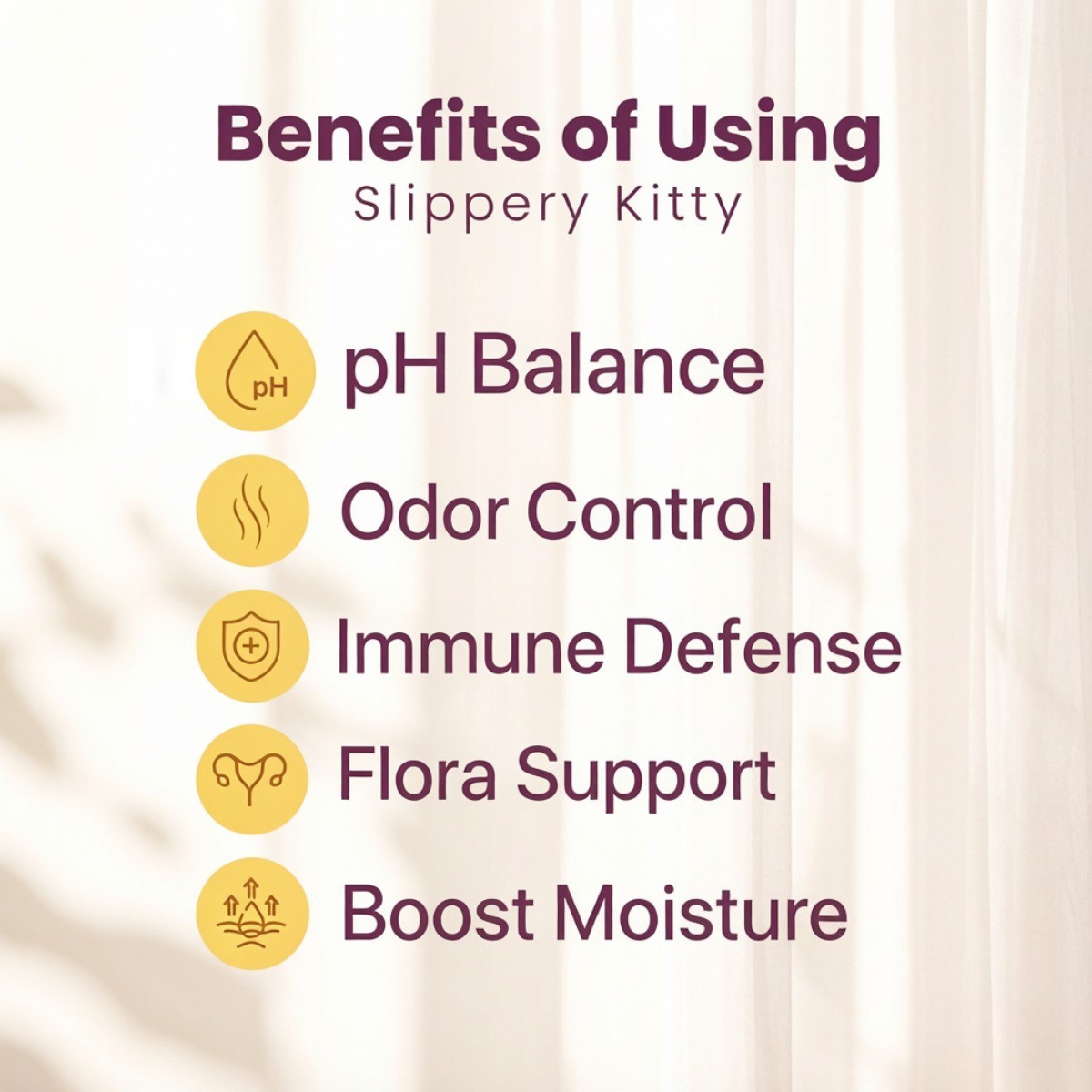 Kitty Queen Feminine Probiotic Gummies for pH Balance & Moisture, Pineapple