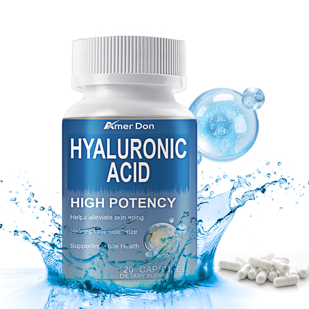 Hyaluronic Acid Turmeric Collagen Supplement Skin and Joint Support 120 x 850mg