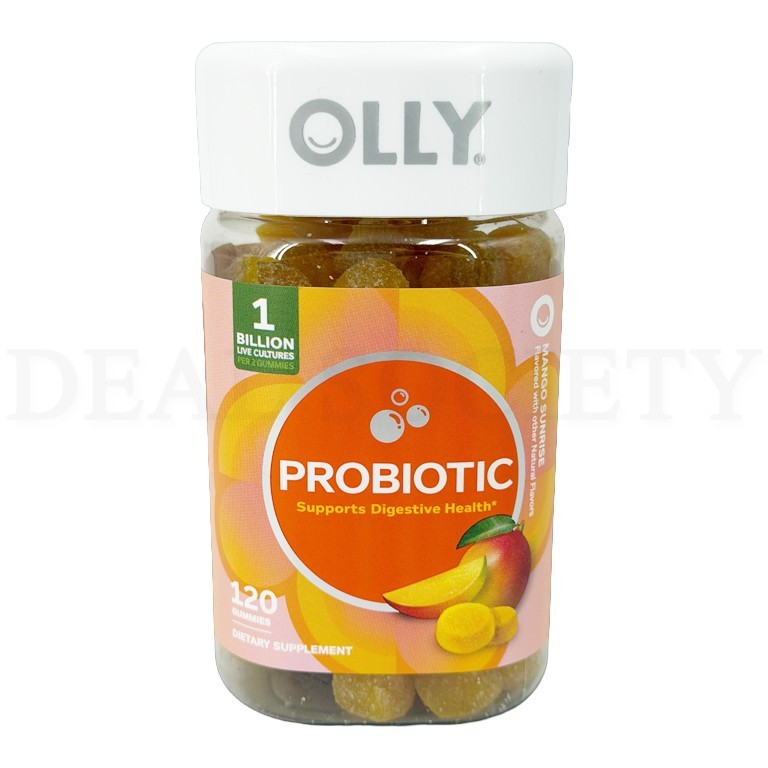OLLY Probiotic Immune and Digestive Gummy Mango Sunrise 120 Count Lot of 2
