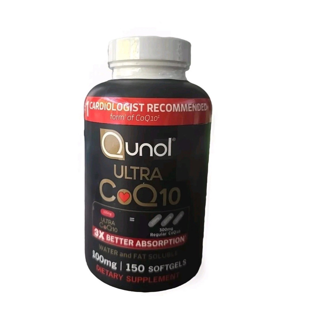 Qunol Ultra CoQ10 100 mg 150 Softgels New Sealed EXP 03/2028