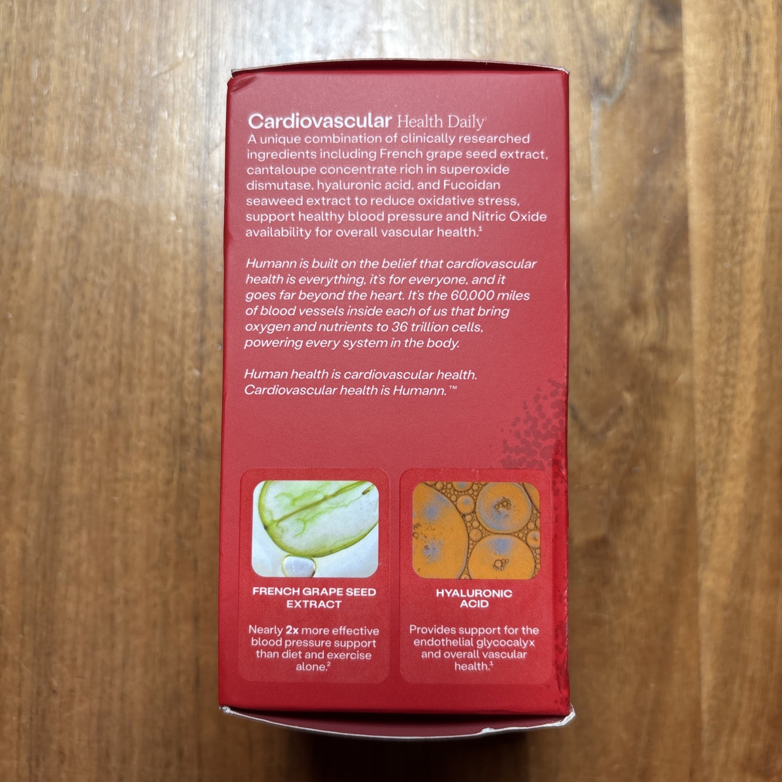 humann Cardiovascular Health Daily Supplement 60 Capsules Non-GMO Exp: 02/2028