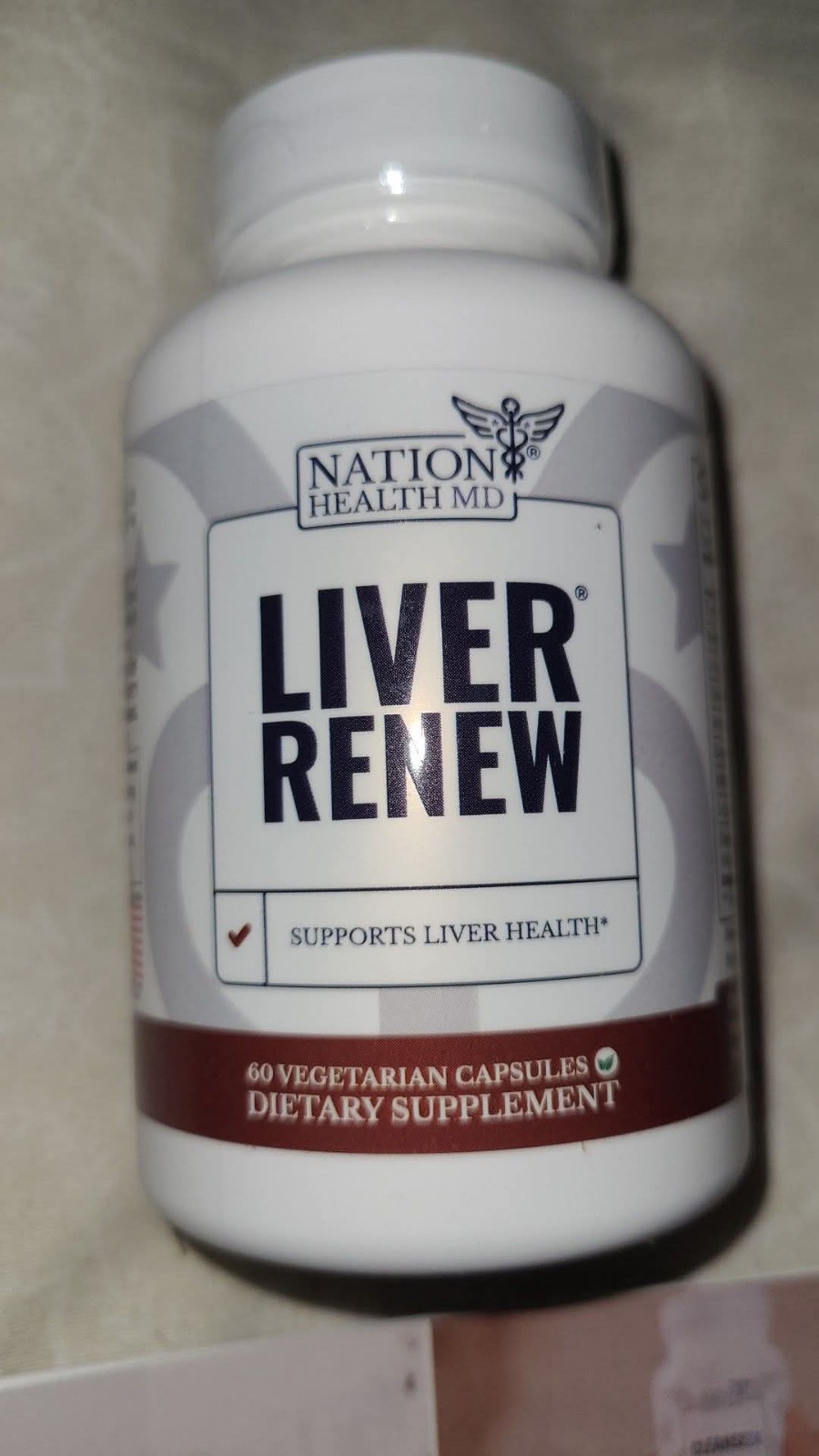 Nation Health MD LIVER RENEW Supports Liver Health – 60 Capsules – EXP 10/2026