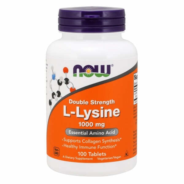 L-Lysine 1000 mg 100 Tabs By Now Foods