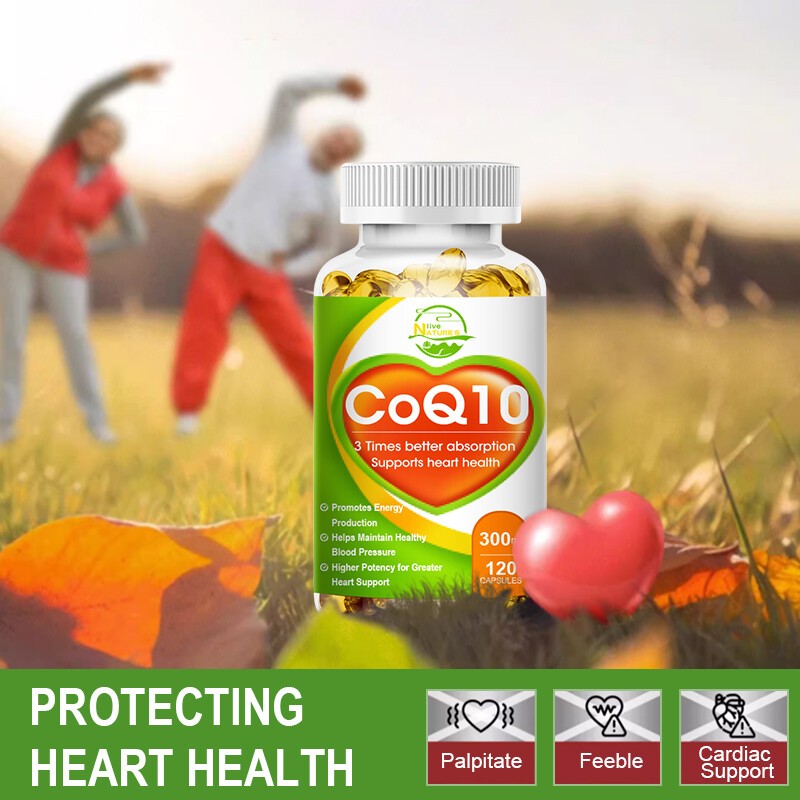 120 Capsules CoQ 10 Coenzyme Q10 300mg Cardiovascular Heart Health 1/2/4 Bottles