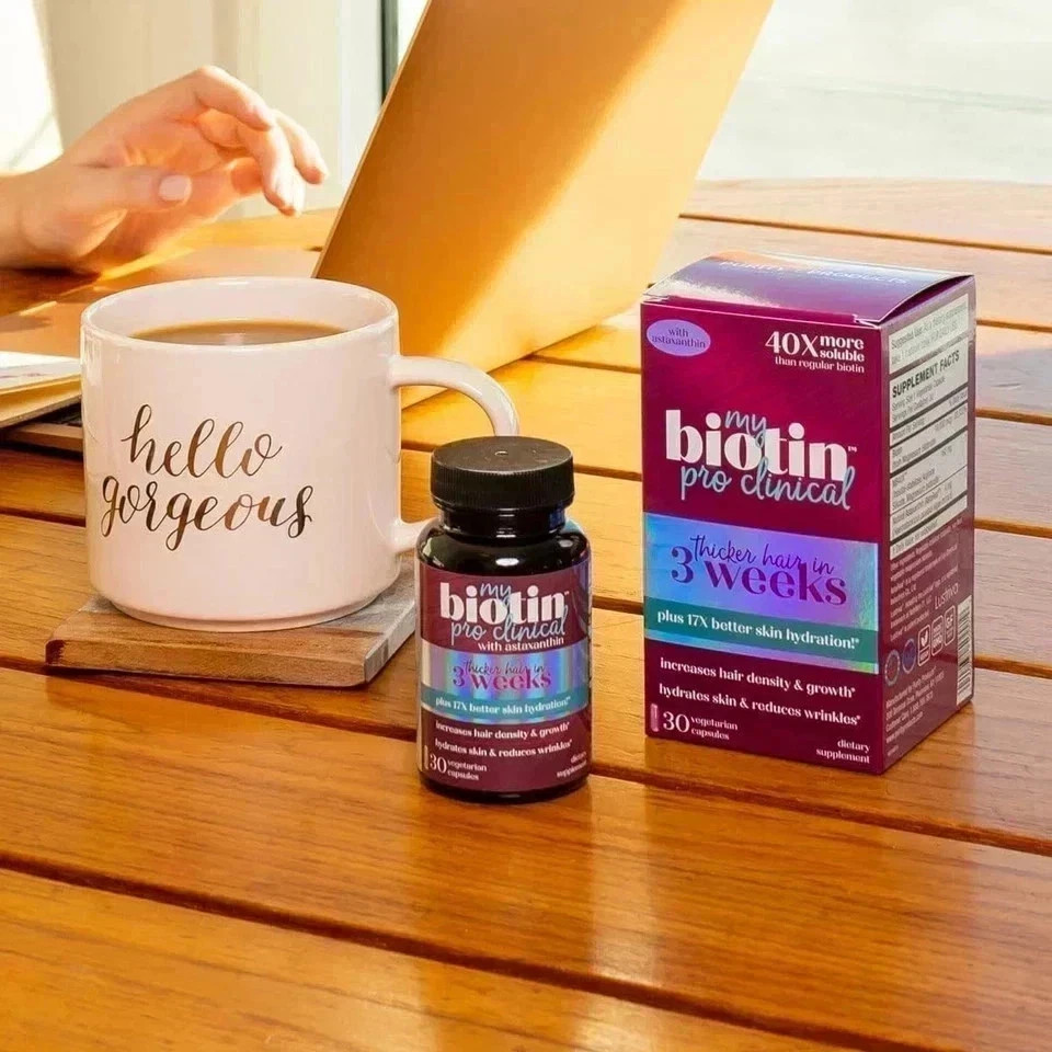 Purity Products My Biotin ProClinical MyBiotin 30 Capsules new EXP 12 / 2027.