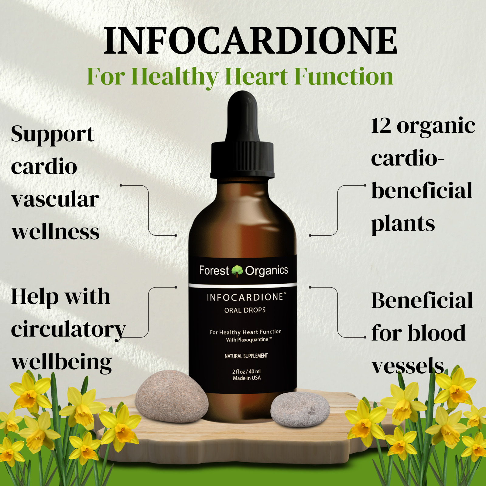 Herbal Heart Tincture for Heart Health&Blood Circulation Support Coenzyme Q10