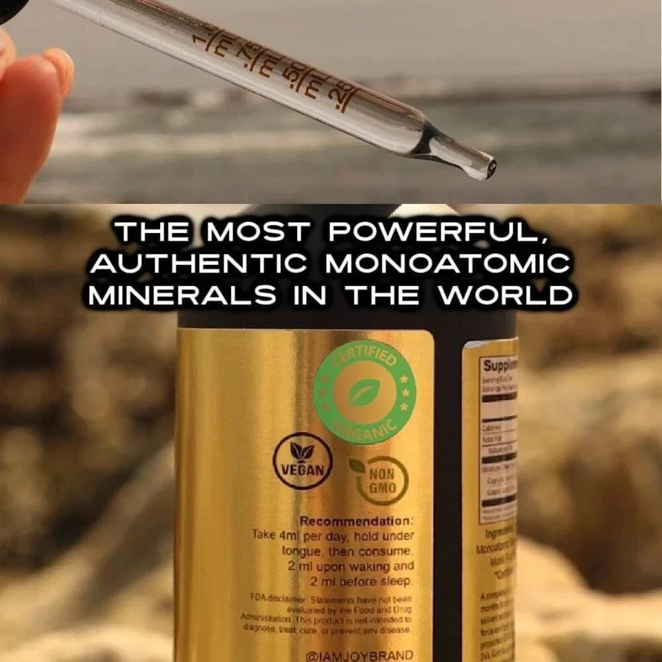 Quality 2x I am Joy Decalcify Gold Oil Monoatomic 120ml Pineal Gland Repair DNA