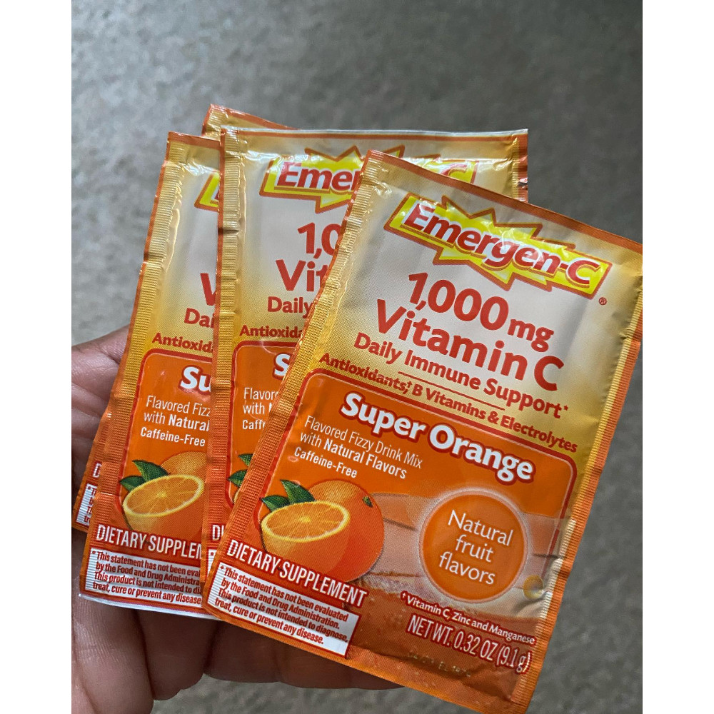 Emergen-C Vitamin C Drink Mix Packets – Super Orange
