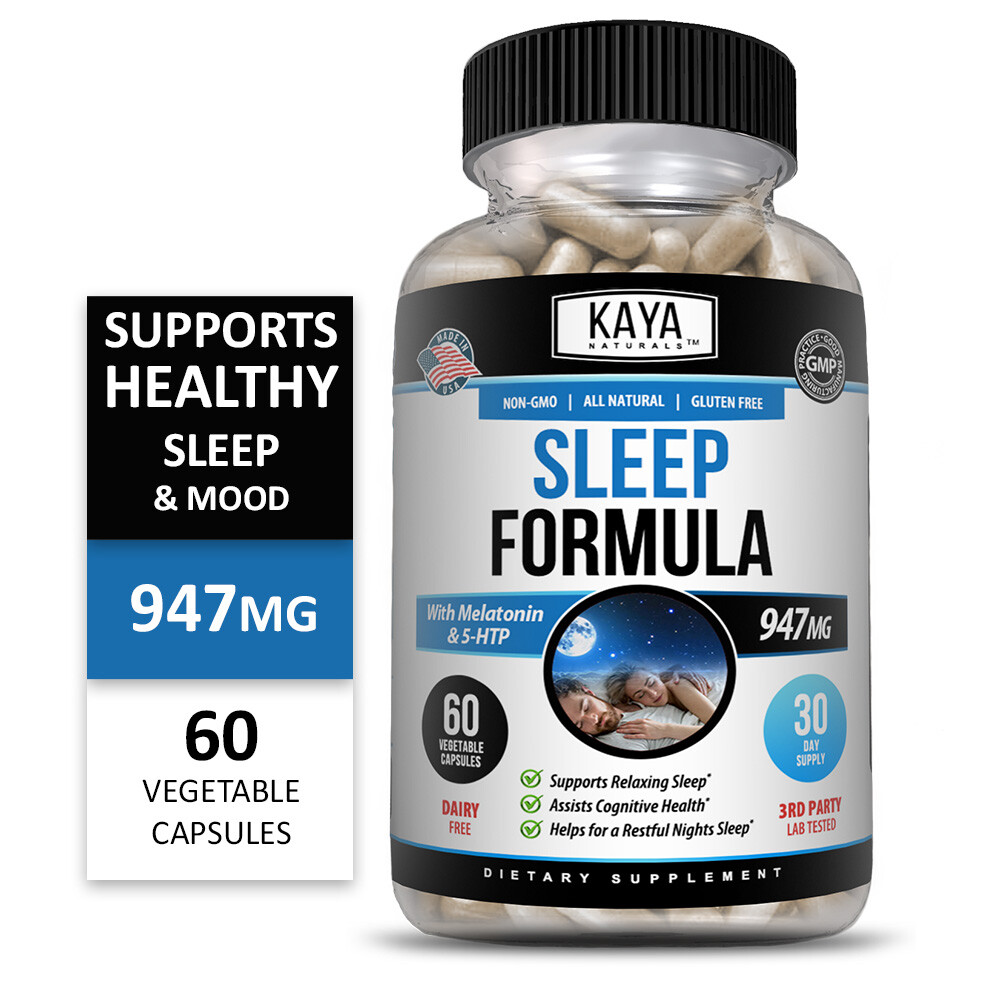 (2 Pack) Deep Sleep Formula, Fall Asleep & Stay Asleep, Melatonin Sleeping Aid