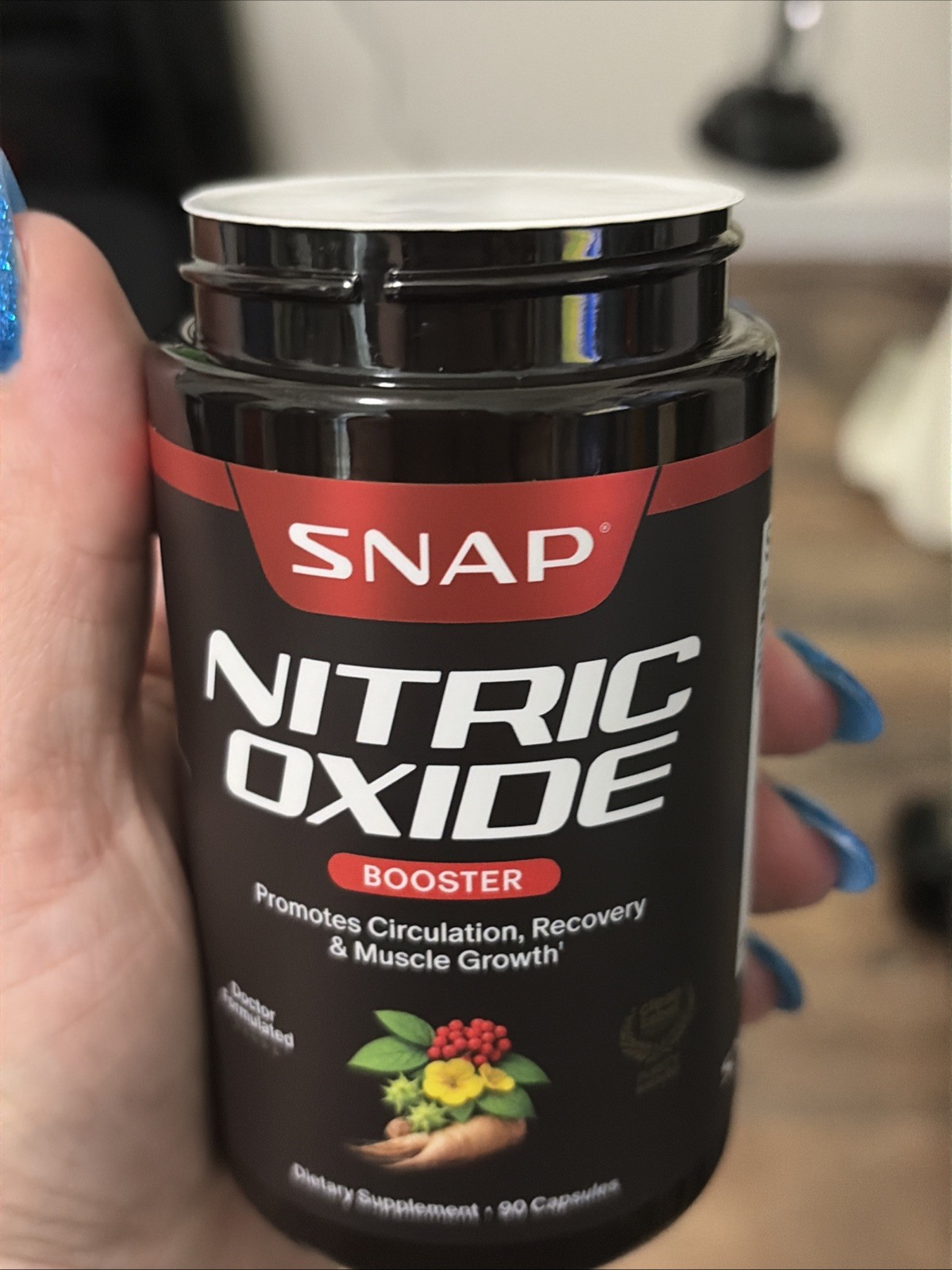 Snap Supplements Nitric Oxide Booster 90 Capsules Doctor Formulated