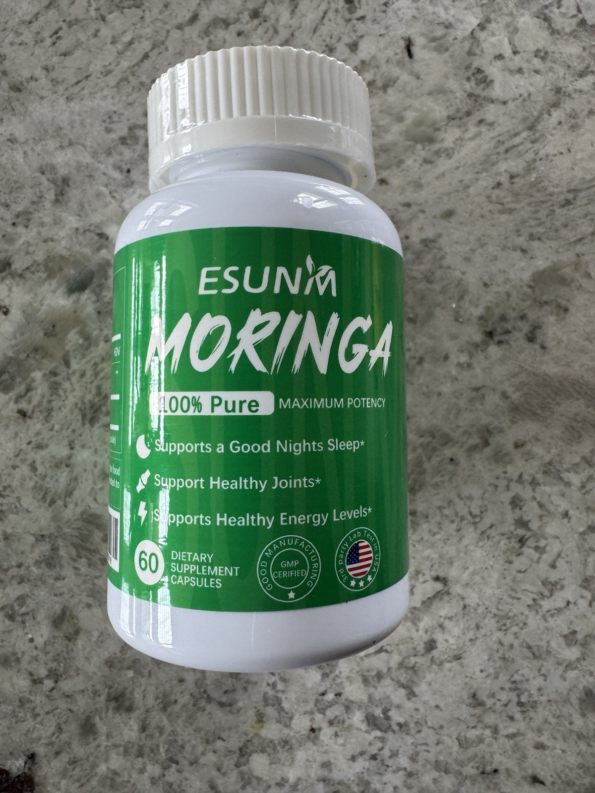 Moringa Capsules | 800mg Pure Moringa Powder Capsules 3 Bottles