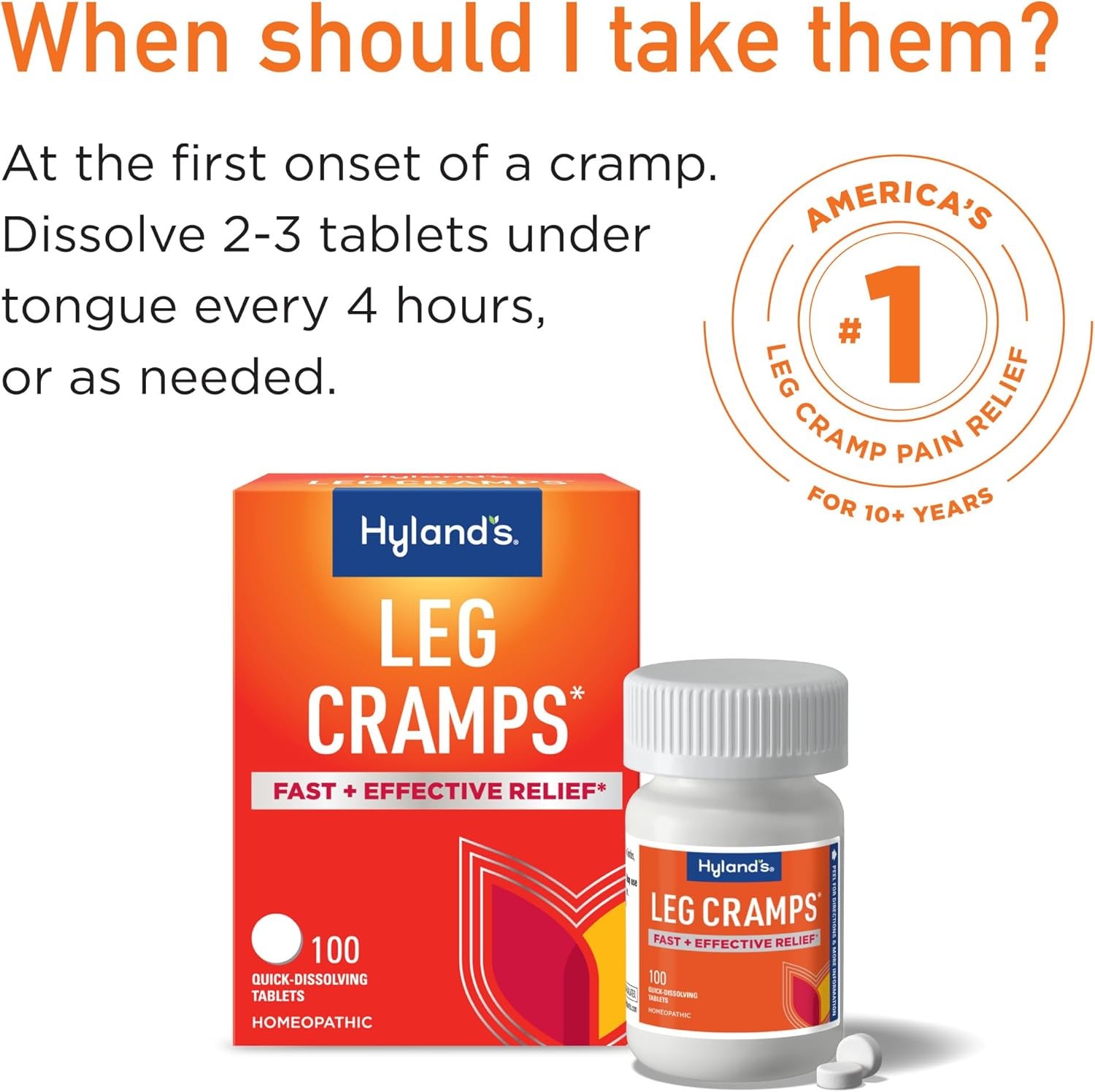 Hylands Leg Cramps w/ Homeopathic Quinine 100ct —