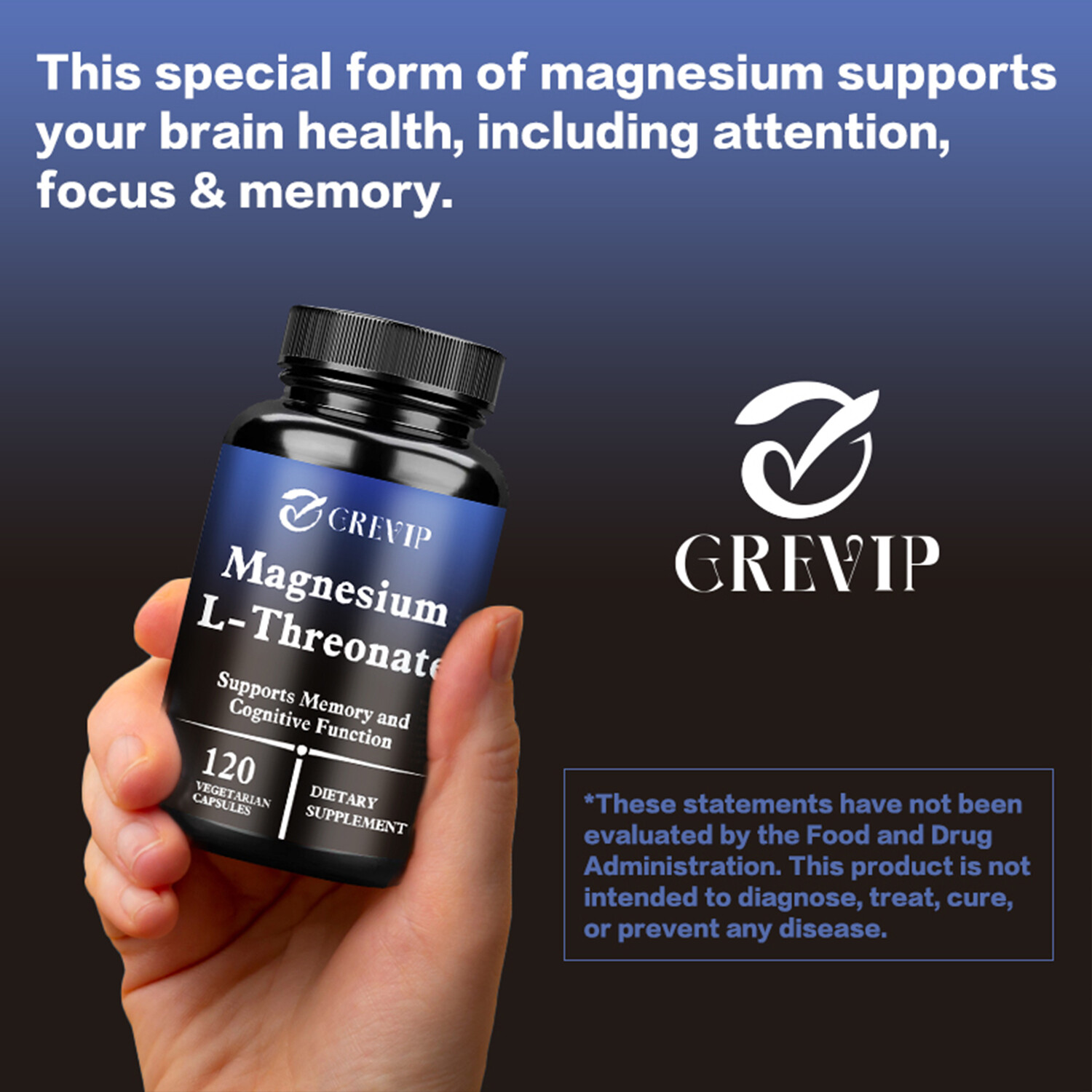 Magnesium L-Threonate – Brain Health, Focus, Life Extension, Improved Sleep