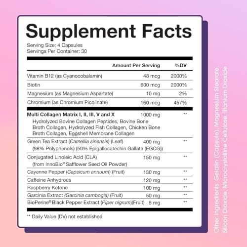 Obvi Collagenic Burn | Supports Metabolism, Energy, Focus | Collagen…