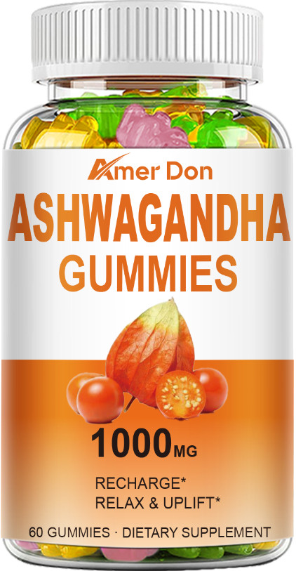 Ashwagandha Gummies, Vegan, KSM 66 Ashwagandha for Stress Support, 60 Count