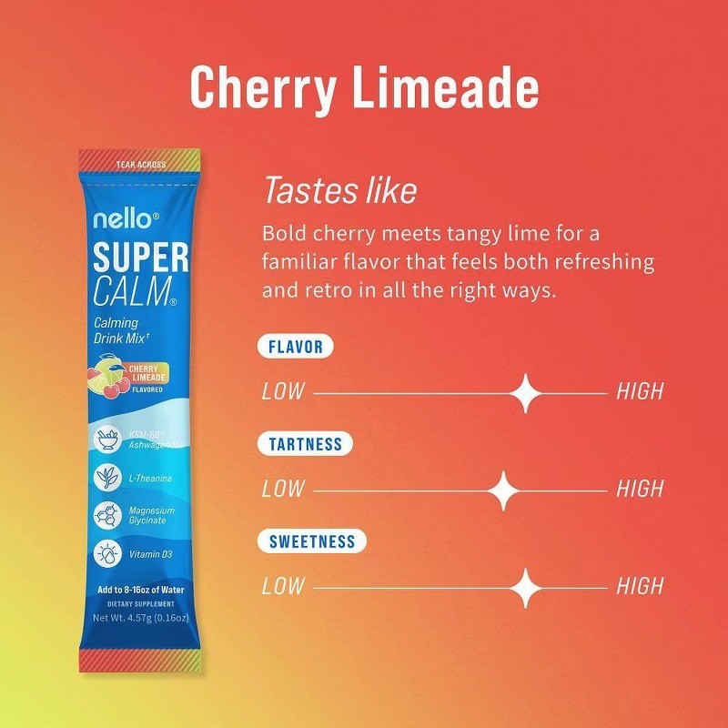Supercalm Multivitamin Powder – Cherry Limeade – 10ct
