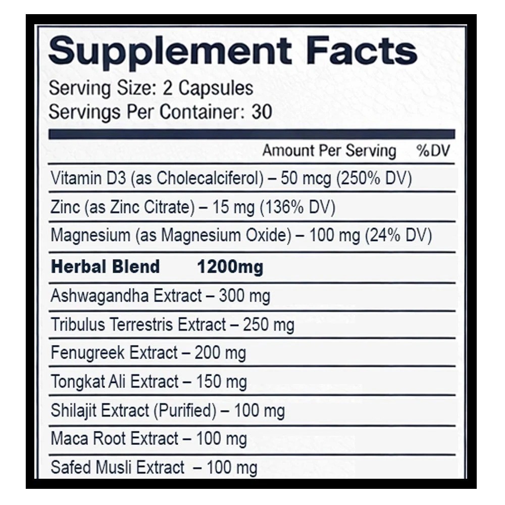 (5 Pack) Horse Peak Pills Advanced Male Support Supplement HorsePeak 300 Capsule
