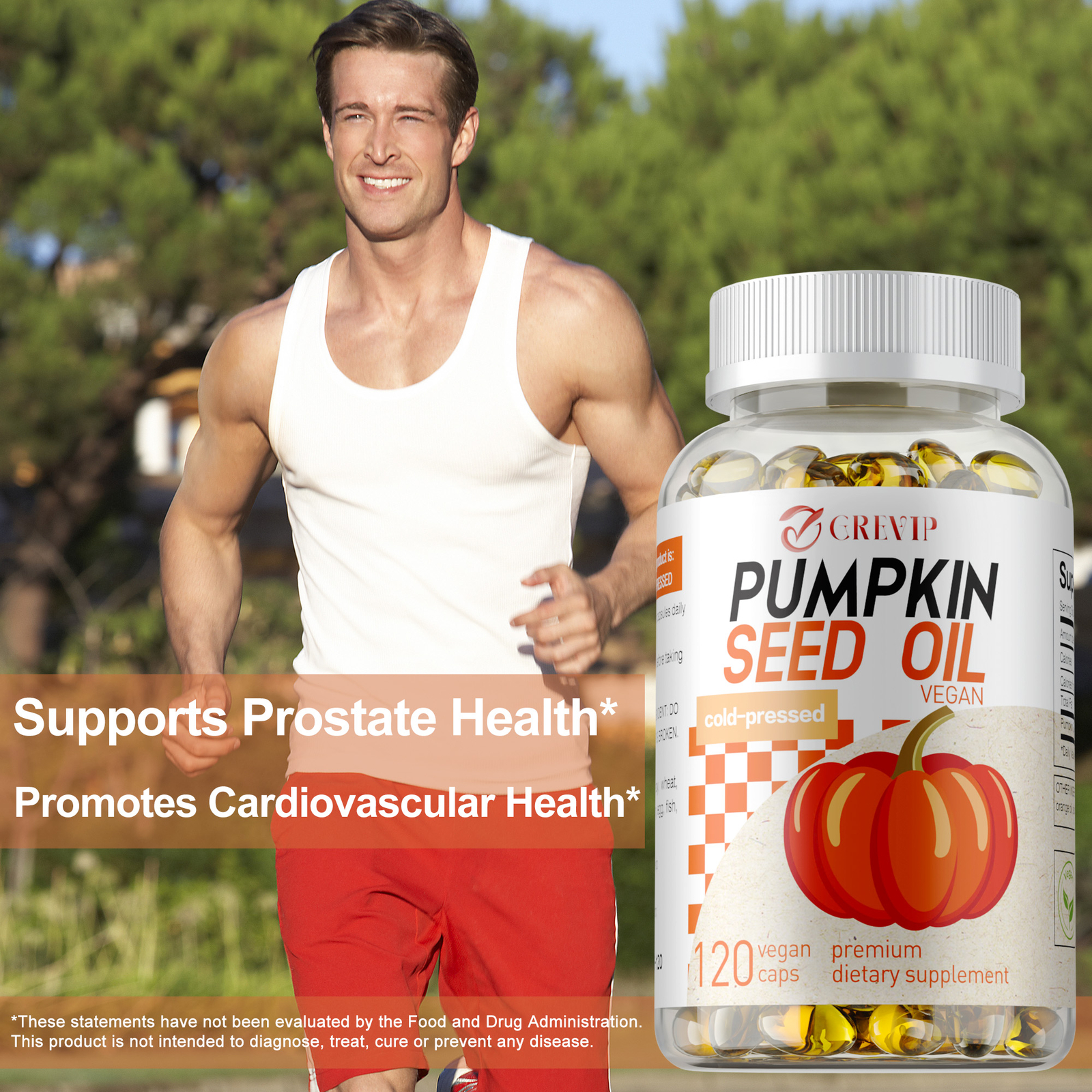 Pumpkin Seed Oil-Urinary & Bladder Support,Hair Growth,Supports Prostate Health