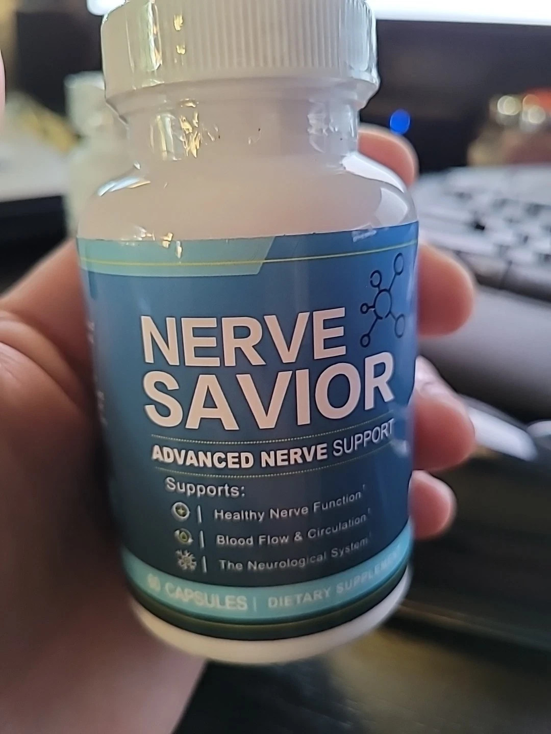 Nerve Savior Advanced Nerve Support 60 Capsules – New / Sealed! Exp 01/2026