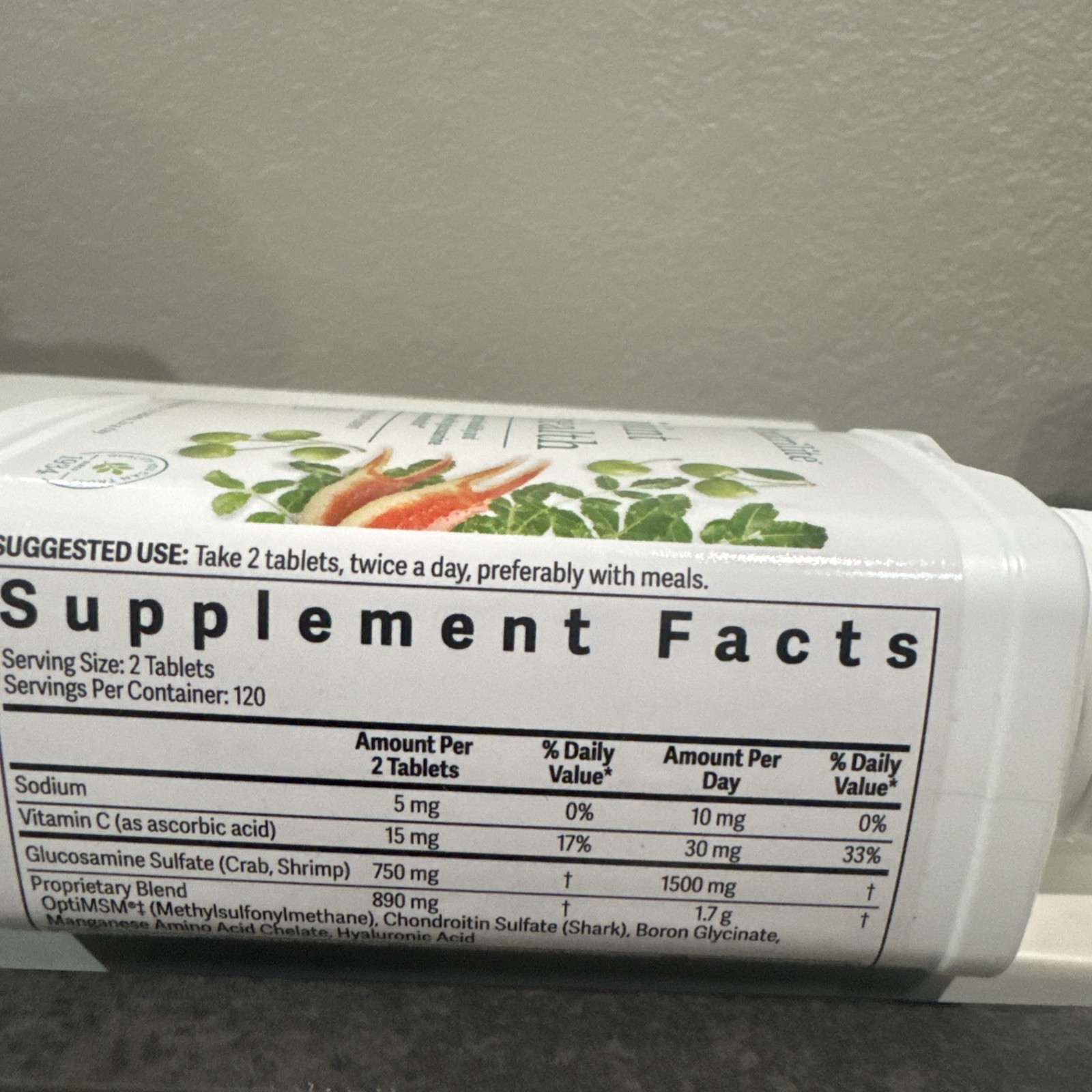 Amway Nutrilite Joint Health 240 Tablets Exp 1/2028 – New/Sealed!