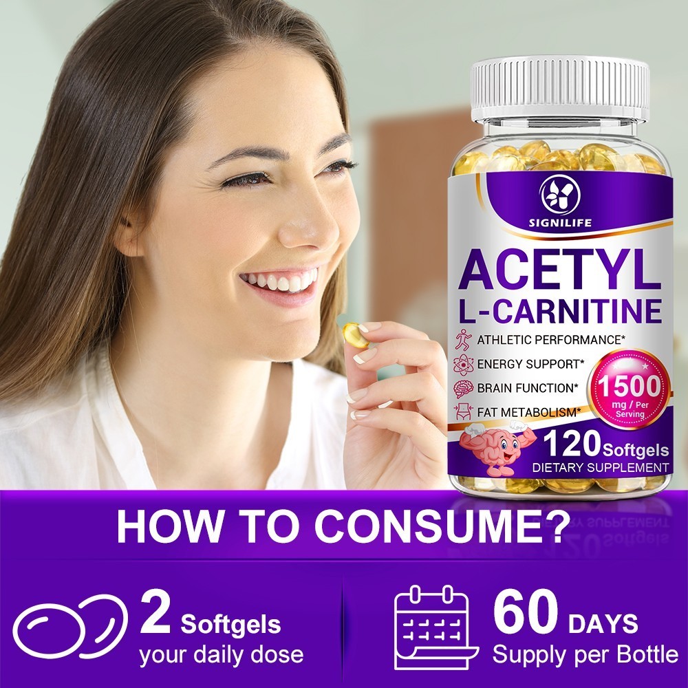 Acetyl L-Carnitine 1500mg Fat Burner Energy Support Nervous System