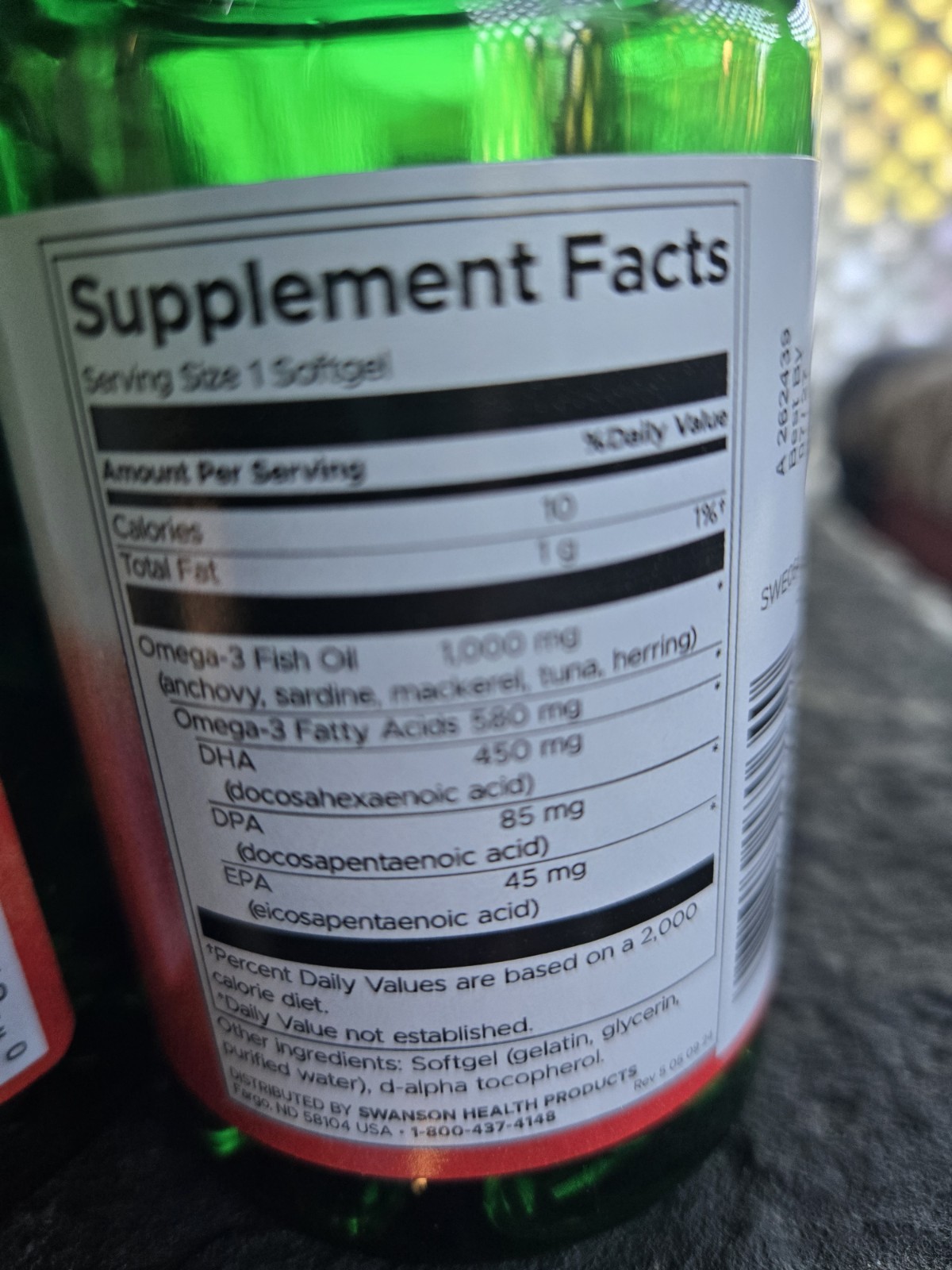 Swanson Super DPA Fish Oil Softgels NEW Two-60 Count Bottles. Exp. 7/27