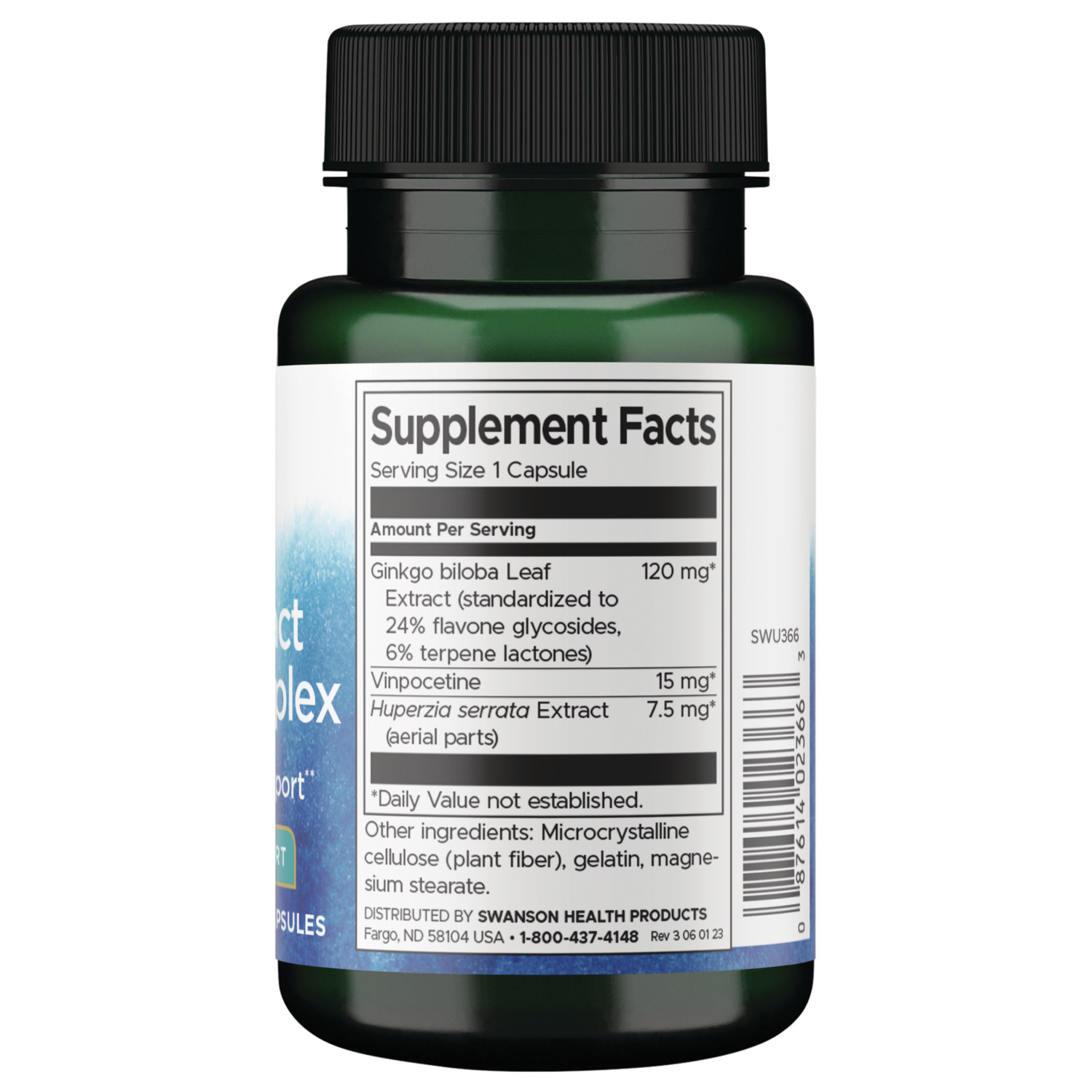 Swanson Herbal Extract Memory Complex 60 Capsules