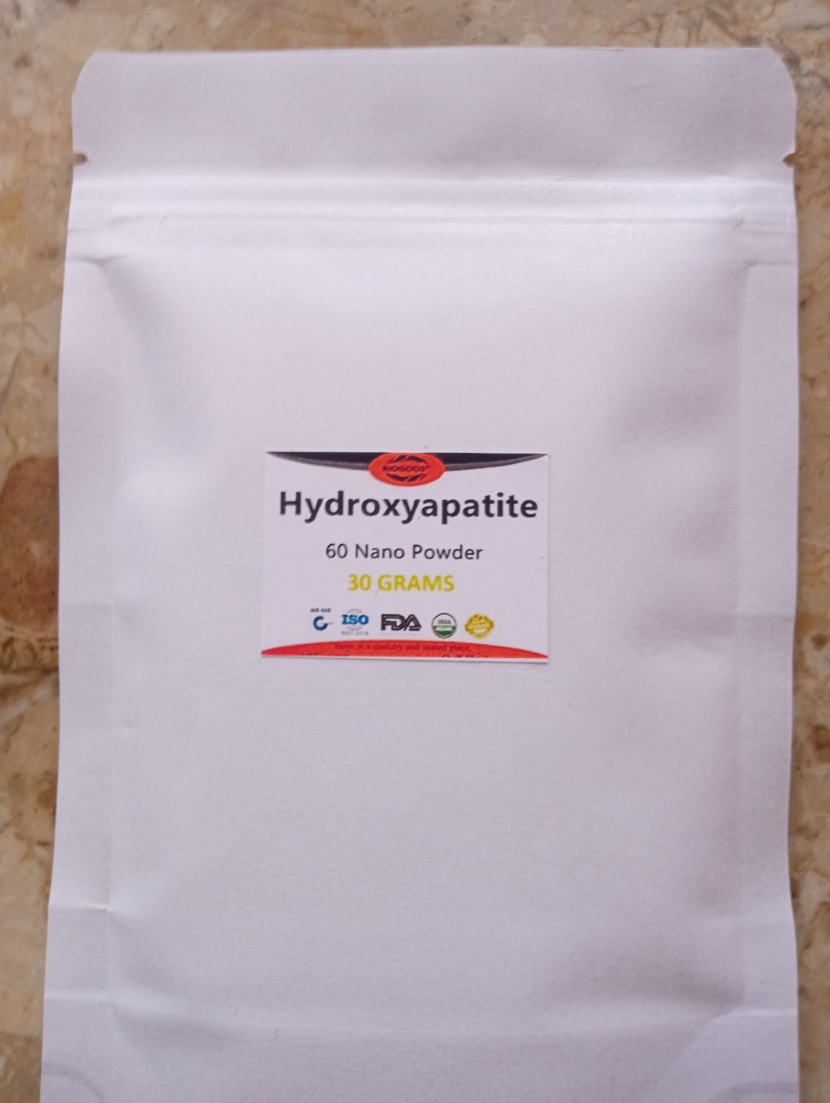 Hydroxyapatite 60 Nano Food Grade 99.95% Pure Teeth, Bone, Teeth Powder 1oz/30g