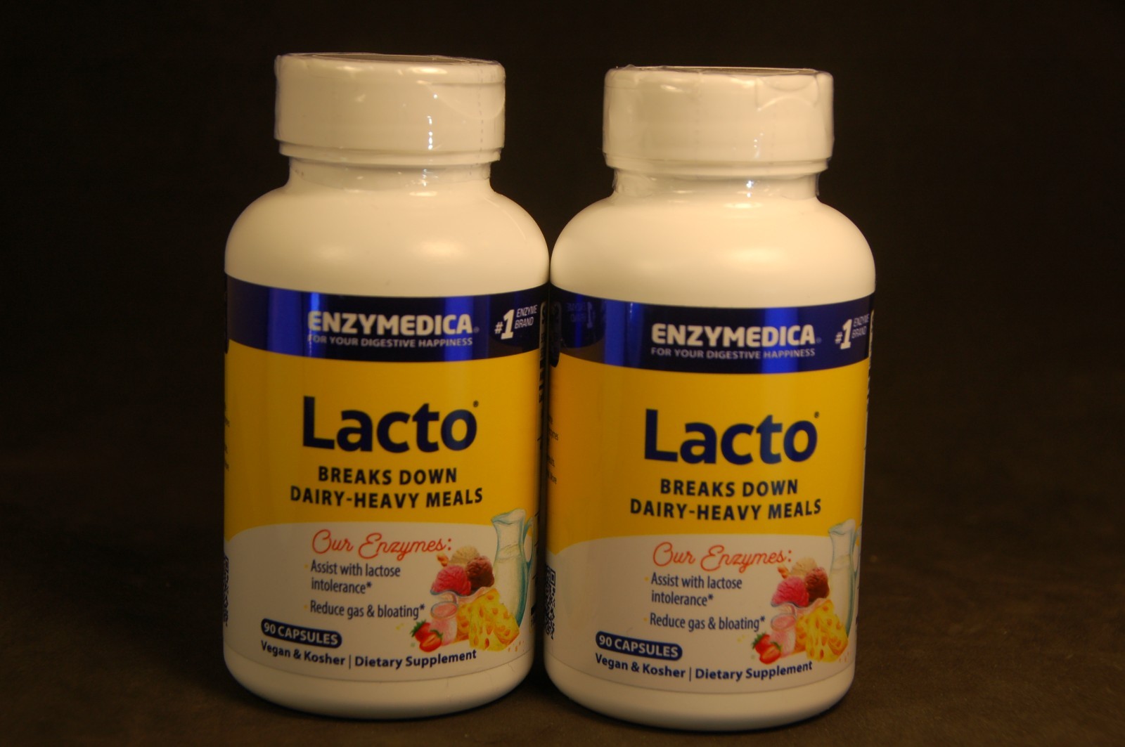 Non GMO Enzymedica Lacto 90×2= 180 Capsules