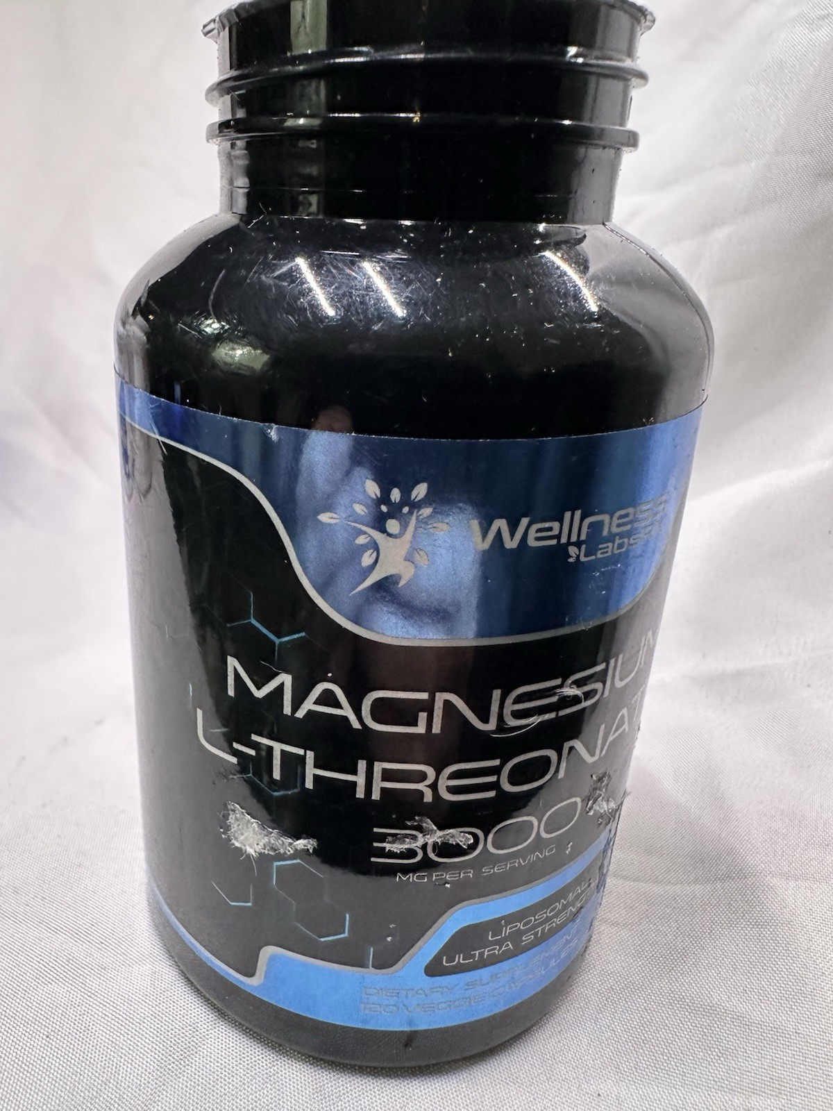 Wellness LabsRX Magnesium L-Threonate 3000 Mental Focus 120 caps 10/26 No Lid