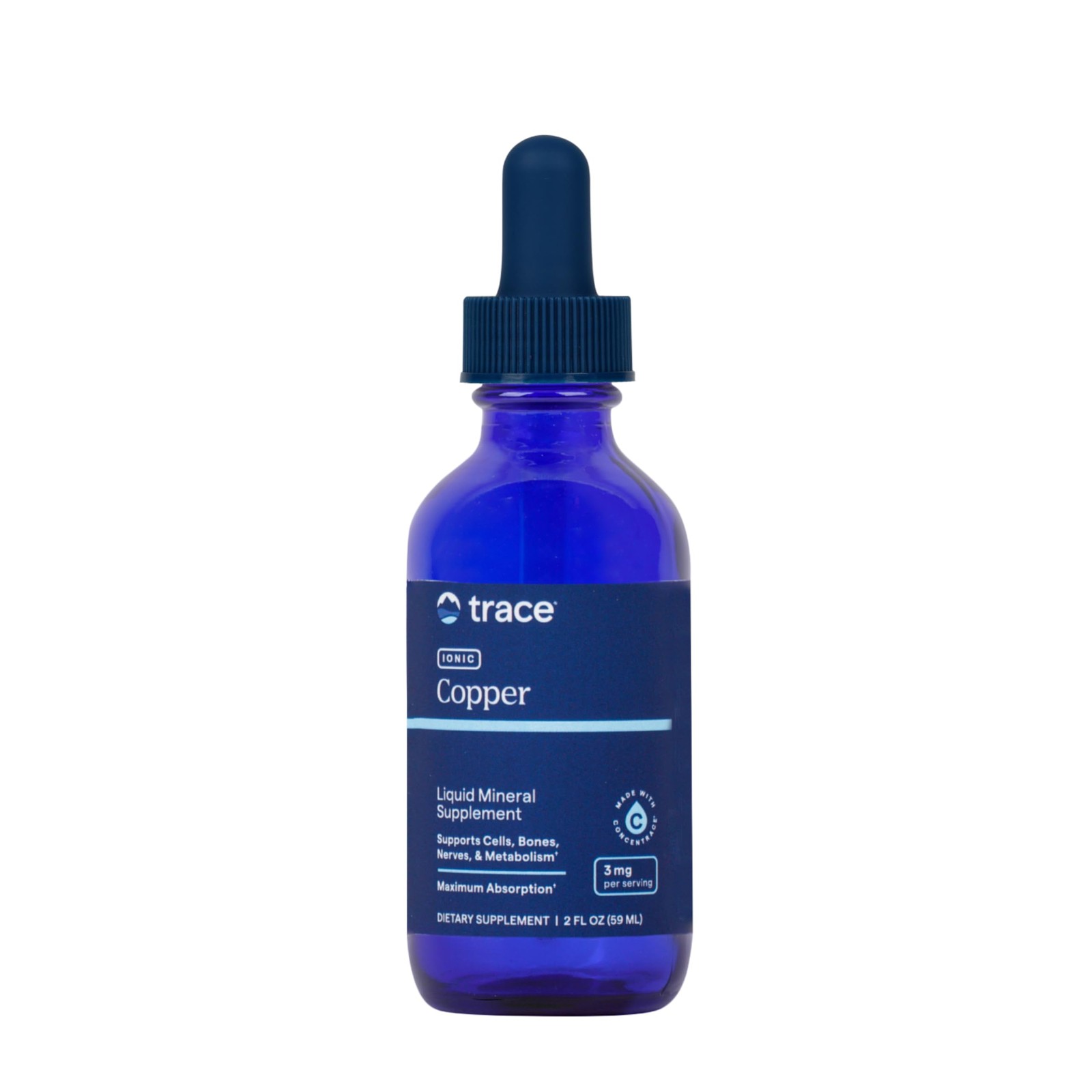 Trace Minerals Ionic Copper – Liquid Copper Supplement for Blood Health – Suppor