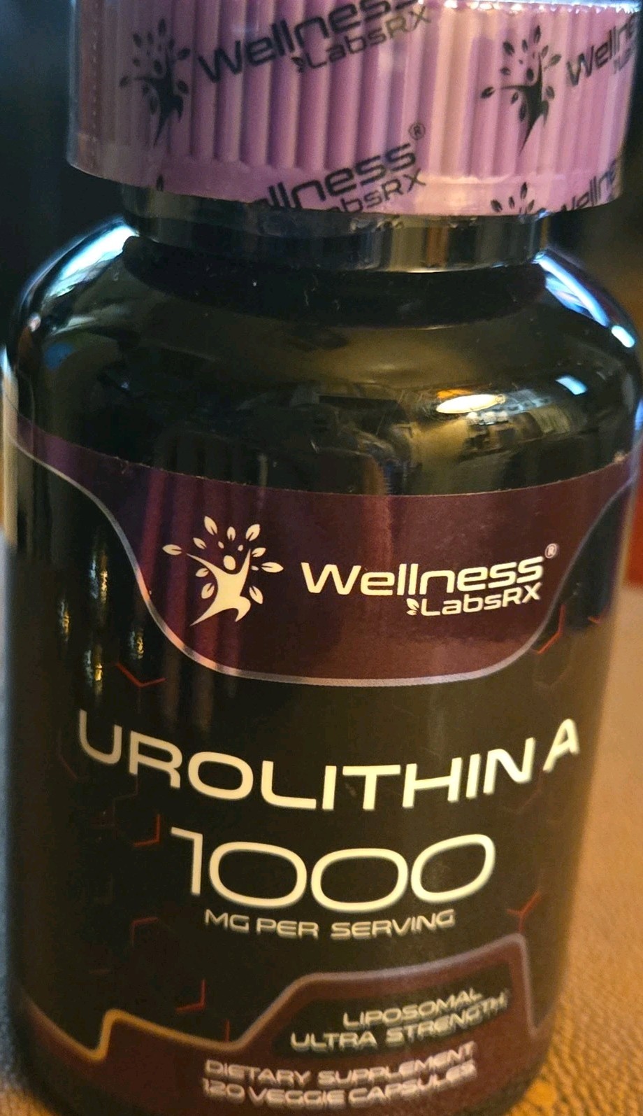 Urolithin A Supplement 120 Veggie Capsules 1,000mg MG Per Serving. EXP : 4/28